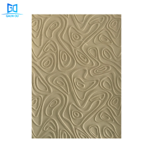 GO-D055 TV wall decoration materials 3d wave mdf Home Decoration Wall Panels wall decoration